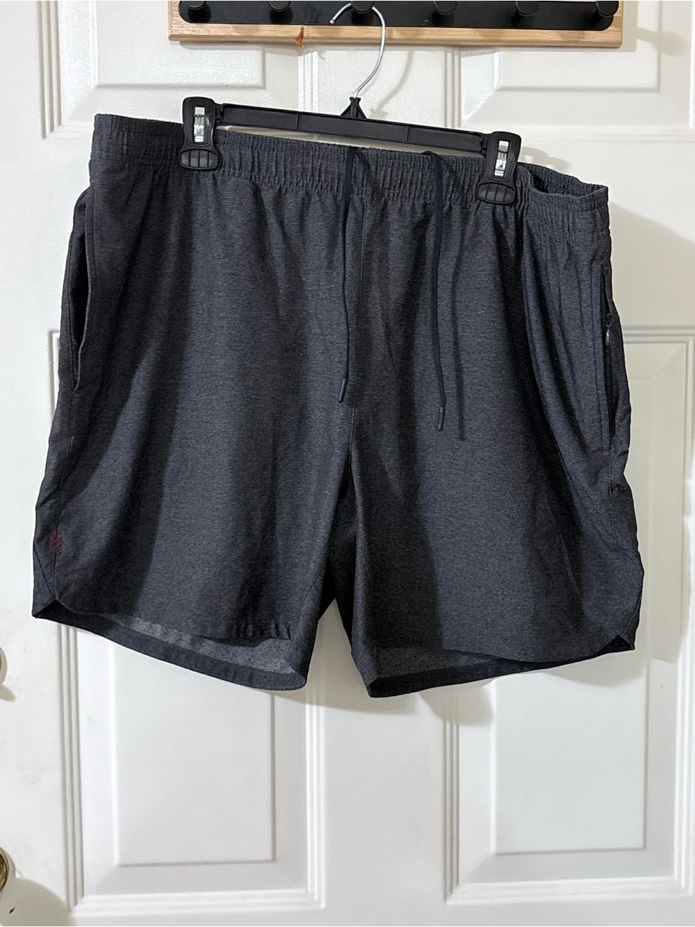 Men's Gray  Athletic Drawstring Shorts